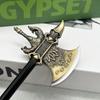 18cm Schwarze Mythologie: Wukong Spiel Nachbildung Bergspaltende Axt 1:6 Metallmodell Erlang, das Heilige Göttlichkeits-Ornament Spielzeug Geschenk