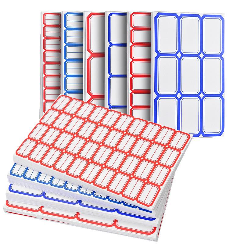 Self-Adhesive Label & Name Stickers for School & Warehouse Classification