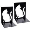 Non-Skid Hollow Out Storage Bookrack Book Stand Book Support Book Ends Desk Organizer Holder