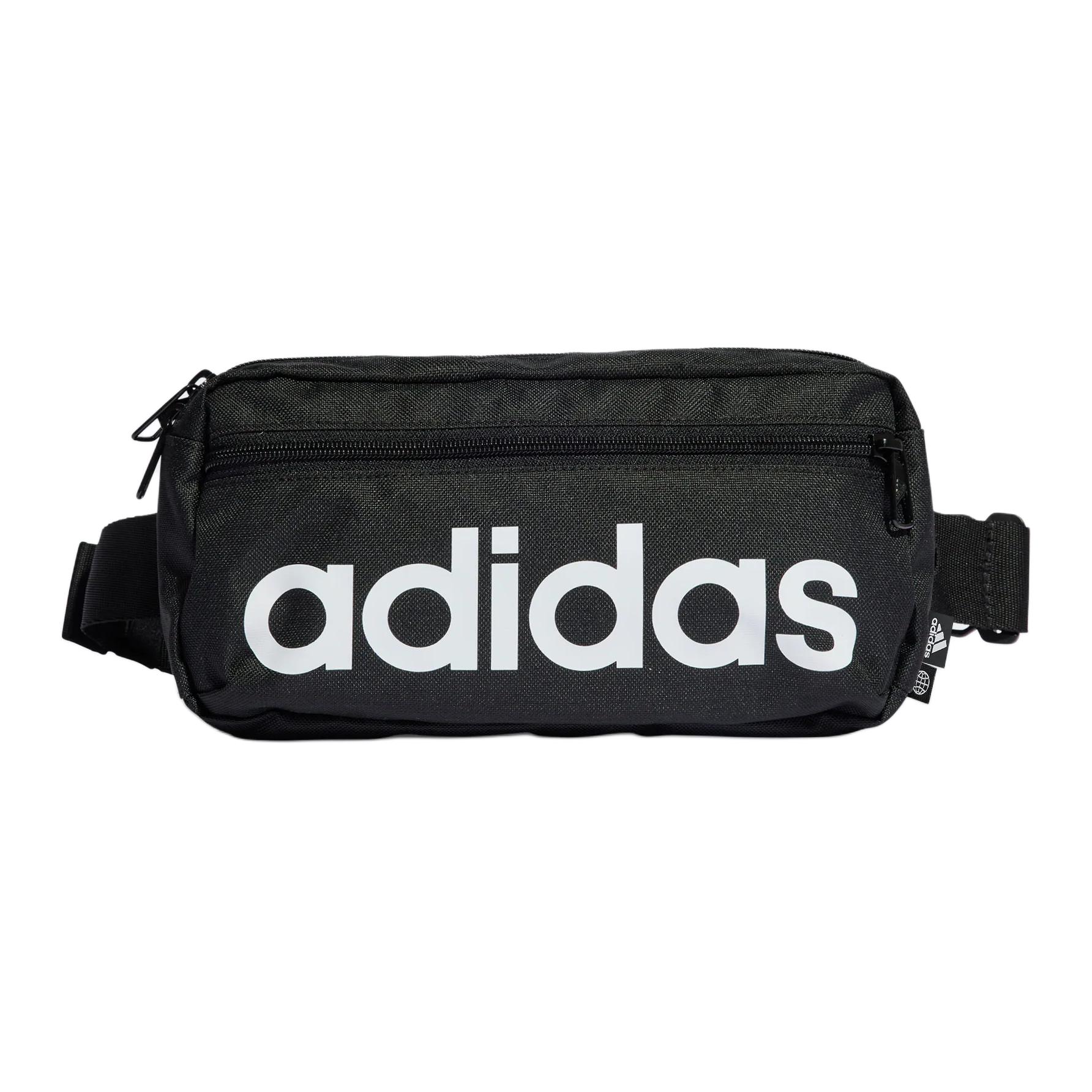

Adidas Recycled Polyester Fanny Pack Unisex Black & White Adidas HT4739 чёрный/белый
