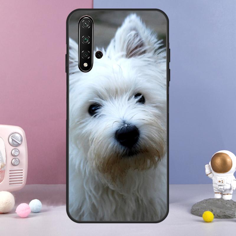 Westie Dog Cover For Huawei Nova Y61 Y91 Y60 Y70 Y90 9 10 SE 11 Pro 5T 11i 8i 3i P20 P40 P30 Lite Case