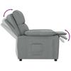 Vidaxl Foldable Armchair, Dark Grey, Fabric Upholstered