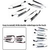 Chrome Door Handle Inserts Cup trim Fit For Mercedes-Benz C W204 GLK X204 ML GL GLS GLE Class W166 X166 2013 2014 2015 2016 2017 2018