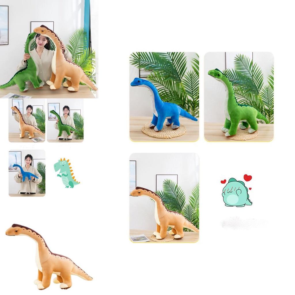 Long-necked Dinosaur Plush Toy For Girls Soft And Cuddly Stuffed Animal Doll For Sleeping Children's Holiday Gift