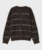 Belier Brushed Tom Cardigan - Brown Stripe