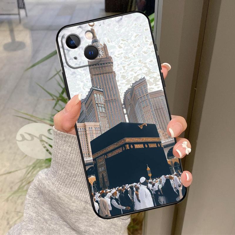 Islamic Muslim Pilgrims In Mecca Case For iPhone 17 Pro Max 16 14 13 12 11 15 Pro Max Plus 12 13 Mini 16e 17 Air Back Cover