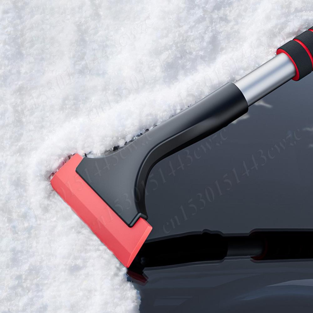 Extendable Ice Scraper with Sponge Handle Car Defrosting Snow Removal Tool Ergonomic Car Window Snow Remover for Window Frosting