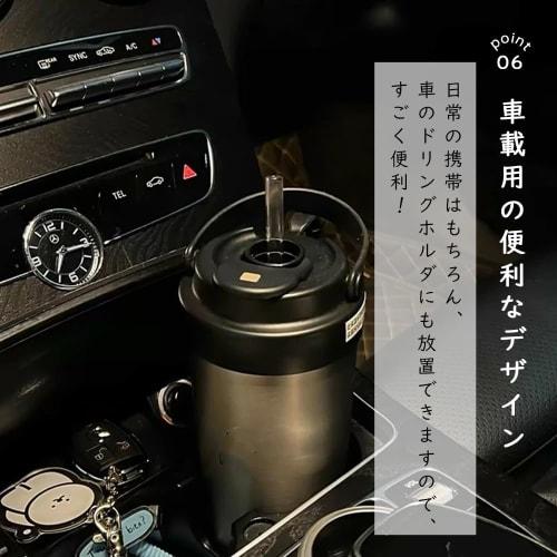 Ceramic Tumbler, 500ml/750ml Large Capacity, Vacuum Insulated, Keeps Hot or Cold, with Straw, Double-Walled Design, Portable Coffee Cup, Water Bottle,