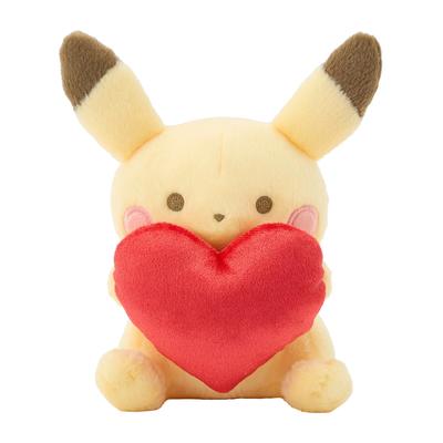 POKEMON Κεντρικό πρωτότυπο βελούδινο παιχνίδι Pikachu Pikachu With A Heart
