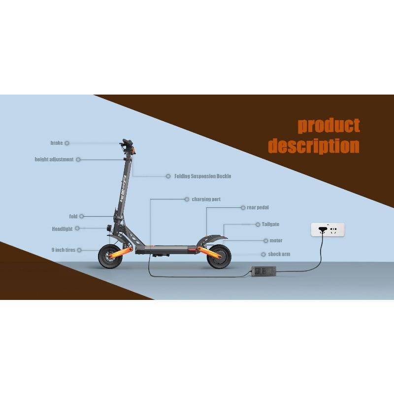 2025 KuKirin G2 PRO Elektrická koloběžka 48V 15.6AH Vysokokapacitní Silniční Elektrická Koloběžka s Velkou Baterií pro Jízdu na Dlouhé Vzdálenosti