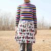Canvas Apron with Multi-Pockets Egg Gathering Apron for Farm Home Adjustable