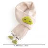 Cute 3D Cloud Doll Knitted Scarf For Kids Winter Warm Neck Warmer For Boys Girls Age 1-5 Years