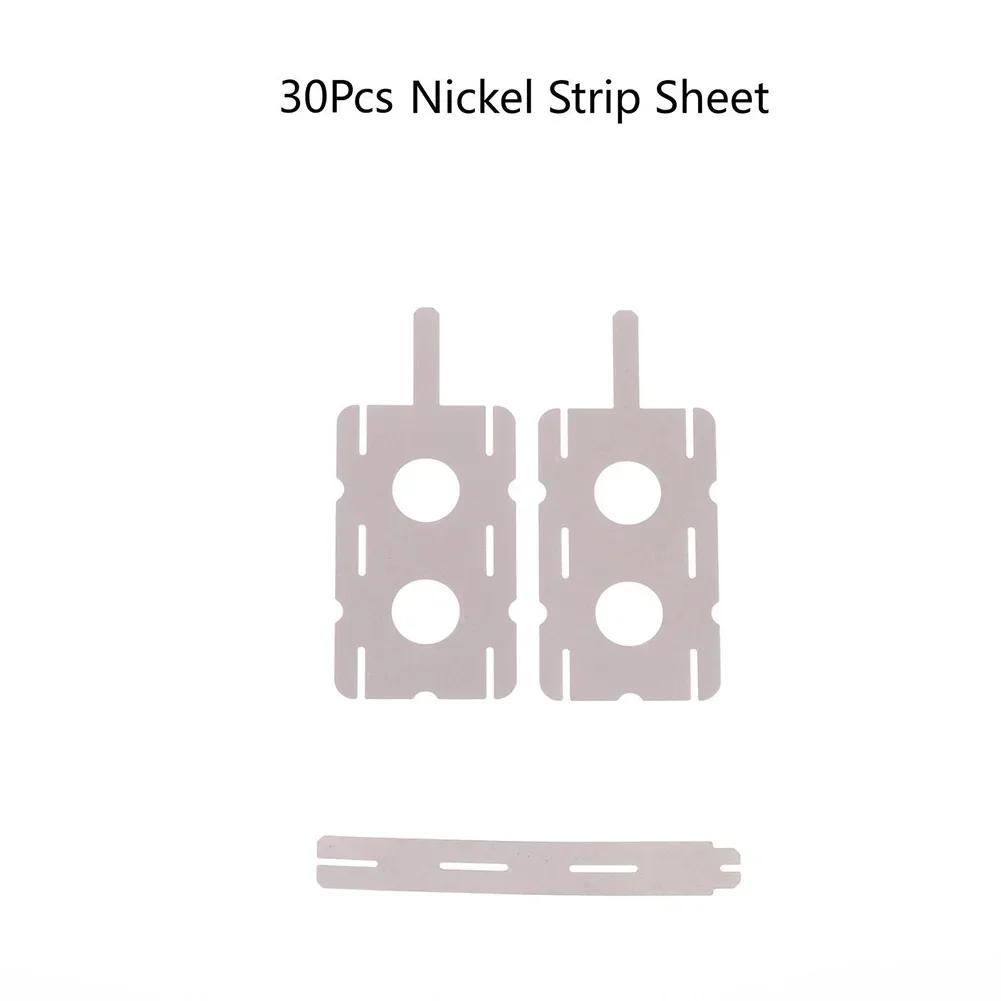 For DIY Battery Projects Nickel Battery Sheet Spot Welding Nickel Nickel Plated Steel Welding Parts Battery Silver