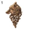 Vintage Women Men Wolf Lapel Brooch Pin Collar Jewelry Shirt Jeans Jacket Badge