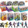 BLOKEES Kamen Rider Building Blocks Kabuto Geats Kaixa Delta Masked Rider Action Figure Assembled Toys