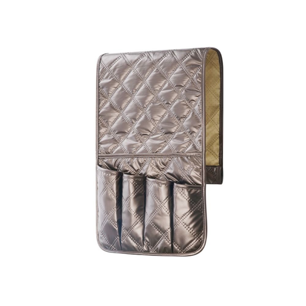 

5 карманов Диванное кресло Сумки для хранения Водонепроницаемый Органайзер на подлокотник дивана Пульт дистанционного управления для ТВ кофейный