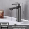 TLXT Gunmetal Grey Bathroom Basin Faucet