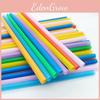 Diy Colorful Plastic Straws Pack For Crafts And Party Decorations 26cm 100 Pieces