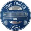 Vintage Metall Blechschild Ford F-150 Pickup Truck Wandkunst Retro Garagen Dekoration für Autoenthusiasten