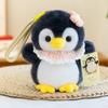 Spring Penguin Plush Toy: Soothing Doll Pillow, Keychain Pendant & Cloth Doll Figure for Girls