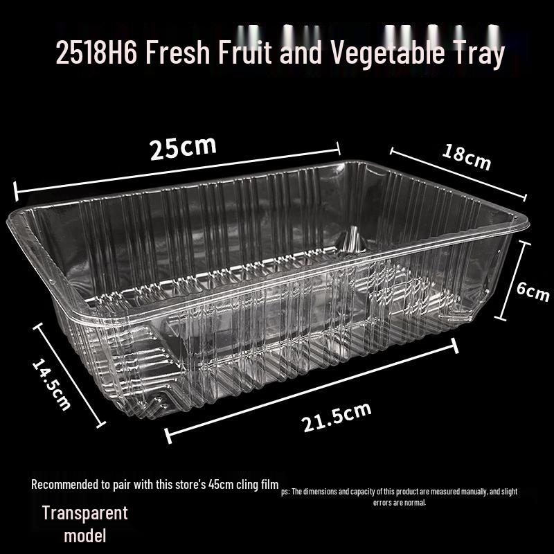 Disposable Rectangular Food Packaging Tray