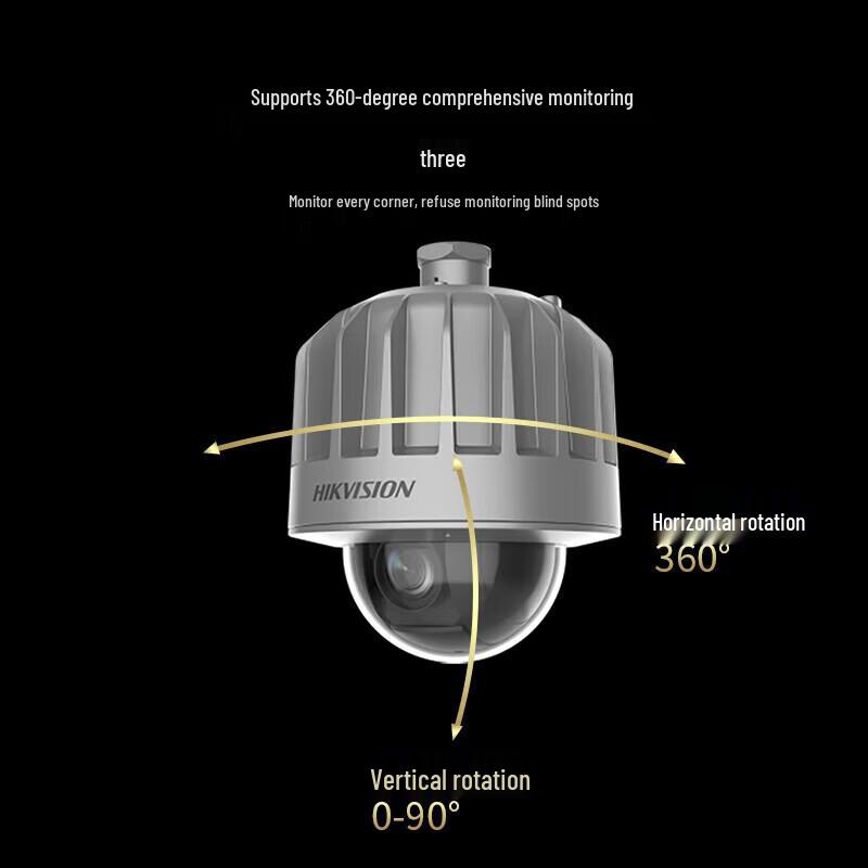 HIKVISION 4MP 18x Optical Zoom Explosion-Proof PTZ Dome Camera CN plug (adapter included)