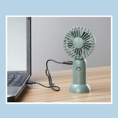 USB Rechargeable Portable Handheld Desktop Fan - Large Wind Power