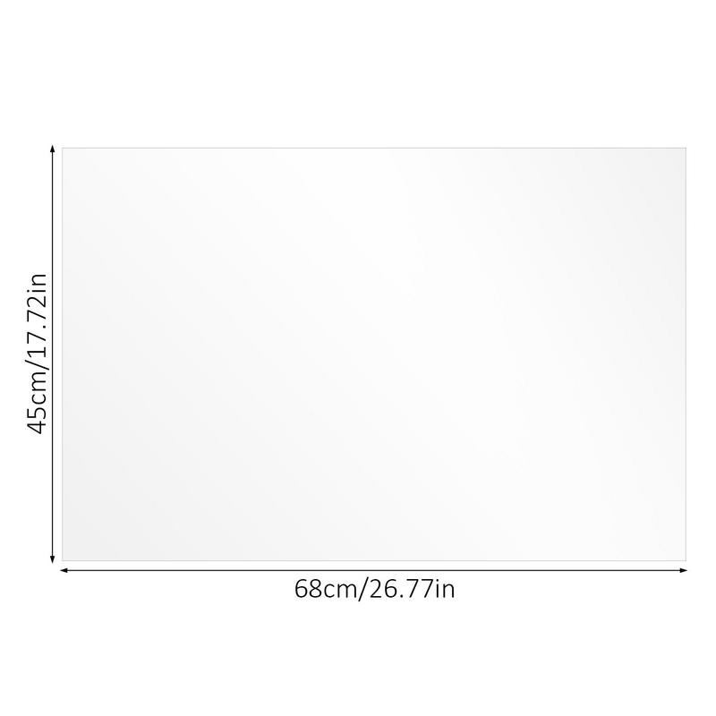 1Pc 68x45cm Kitchen Oil Proof Wall Sticker Heat-resistant Wallpaper Clear Self Adhesive Film Waterproof Paper Home Decoration