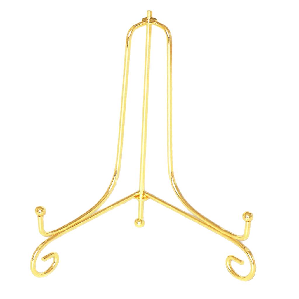 

4-12inch Wire Iron China Plate Stand Easel Art Display Stand Rack Holder Gold Bowl Holder Rack Art Display Rack 4inch