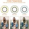 Universal Selfie Ring Light with Flexible Mobile Phone Holder Lazy Bracket Desk Lamp LED Light for Live Stream Office Kitchen