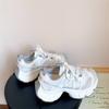 Autumn new thick-soled heightening dad shoes casual sports shoes breathable mesh