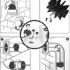 Set Perie Coș de Fum cu Tije Mâner Lung Perie Curățare Coș de Fum 100/150mm Cap Perie Instrument Curățare Canal Aer pentru Coș de Fum Tub Uscător