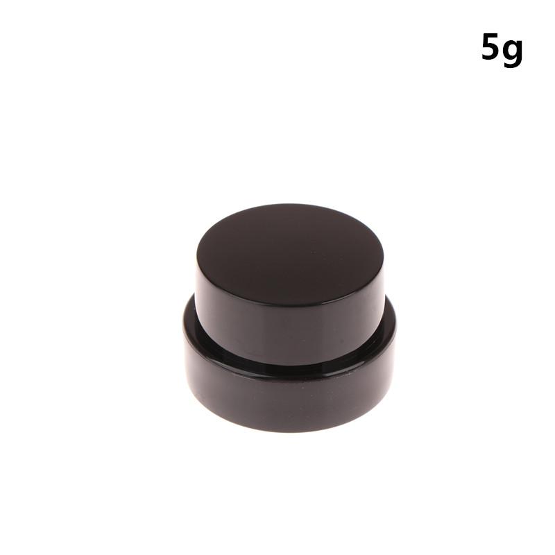 

5G Пустые Пластиковые Косметические Квадратные Контейнеры Баночка для Крема для Лица Баночка для Геля для Ногтей Пудреница Упаковка для Инструментов для Макияжа Лосьона чёрный