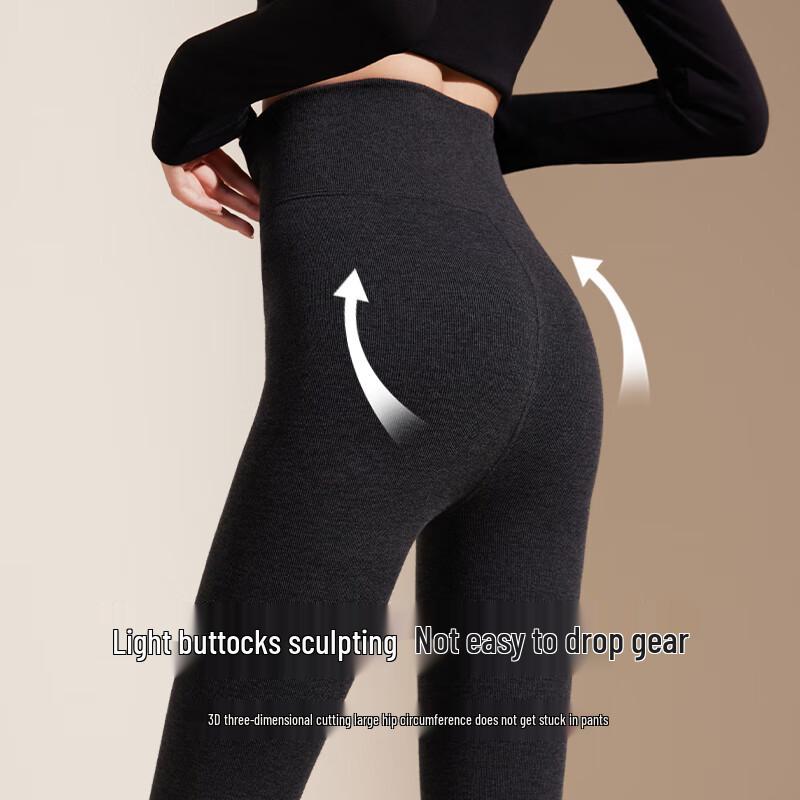 MaoRen Damen High-Waist Schlankmachende Druck-Leggings