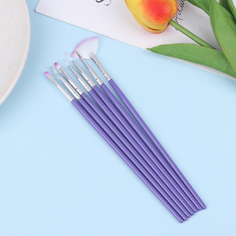 7 Stück Kuchen Dekorationspinsel Kuchen Malpinsel DIY Lebensmittelfarbe Pinsel Mehrzweck Fondant Pinsel Keks Pinsel