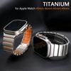 Cinturino in Titanio per Apple Watch Ultra 3 2 Band 49mm Serie 11 10 46mm Braccialetto Magnetico per Iwatch 9 8 7 6 5 4 SE 3 44mm 45mm