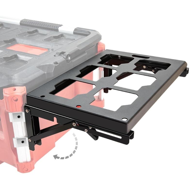 Retractable Workshop Platform With Thickened Steel Structure Fits Modular Tool Storage Systems Stable Surfaces For DIY Projects Easy Space Management