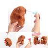 Creative Strawberry Watermelon Ice Cream Capybara Plush Toy Pendant Keychain For Kids Gift