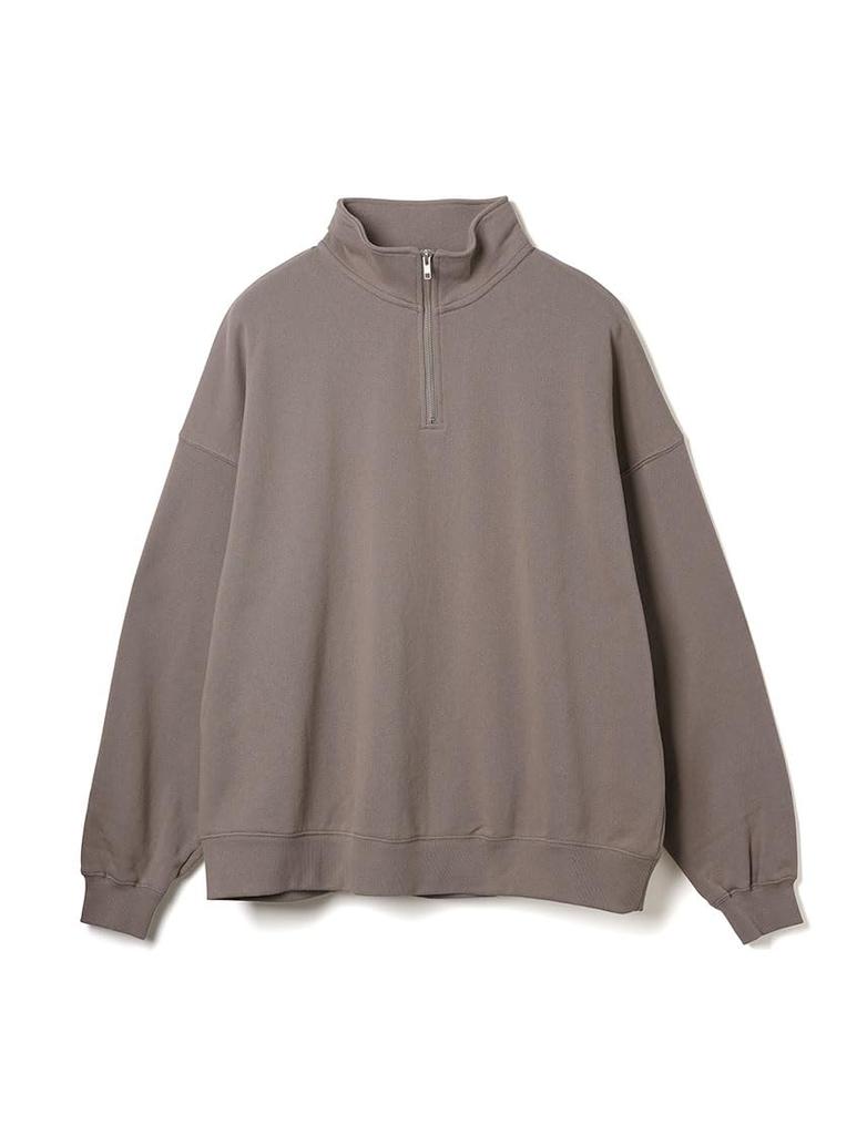 Big Half USA and [Good Wear] Sweatshirt, Zip, Cotton, Men's Women's (M, Greige)