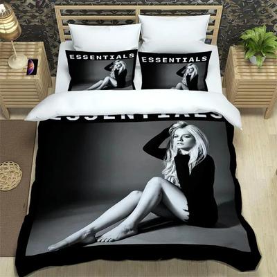Avril Lavigne Bettbezug Kissenbezug Bettwäsche-Set Erwachsene Jungen Mädchen Schlafzimmer Dekoration Kindergeschenk Einzel Doppel Große Größe
