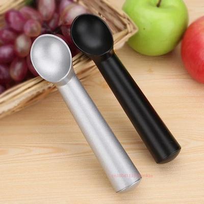 Cuchara para Helado Antiadherente Anti-Congelación con Mango Único Lleno de Líquido Conductor de Calor Aluminio Simple de Una Pieza Fácil de Cavar