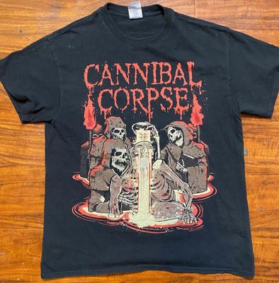 Cannibal Corpse 'Acid Blood ' Black Metal Gildan T Shirt SZ M Unisex T-Shirt