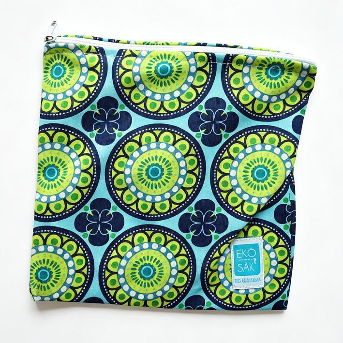 Waterproof Single Pocket Reusable Wet Diaper & Sanitary Napkin Bag