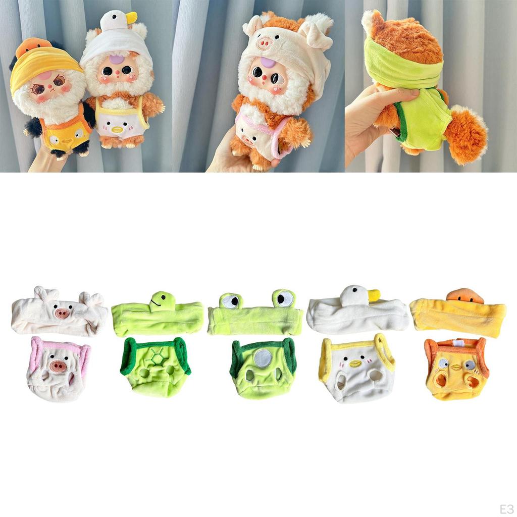 20 Cm Doll Clothes Suit Costumes Decor for Kids Birthday Gift Party Favor DIY Stylish Miniature