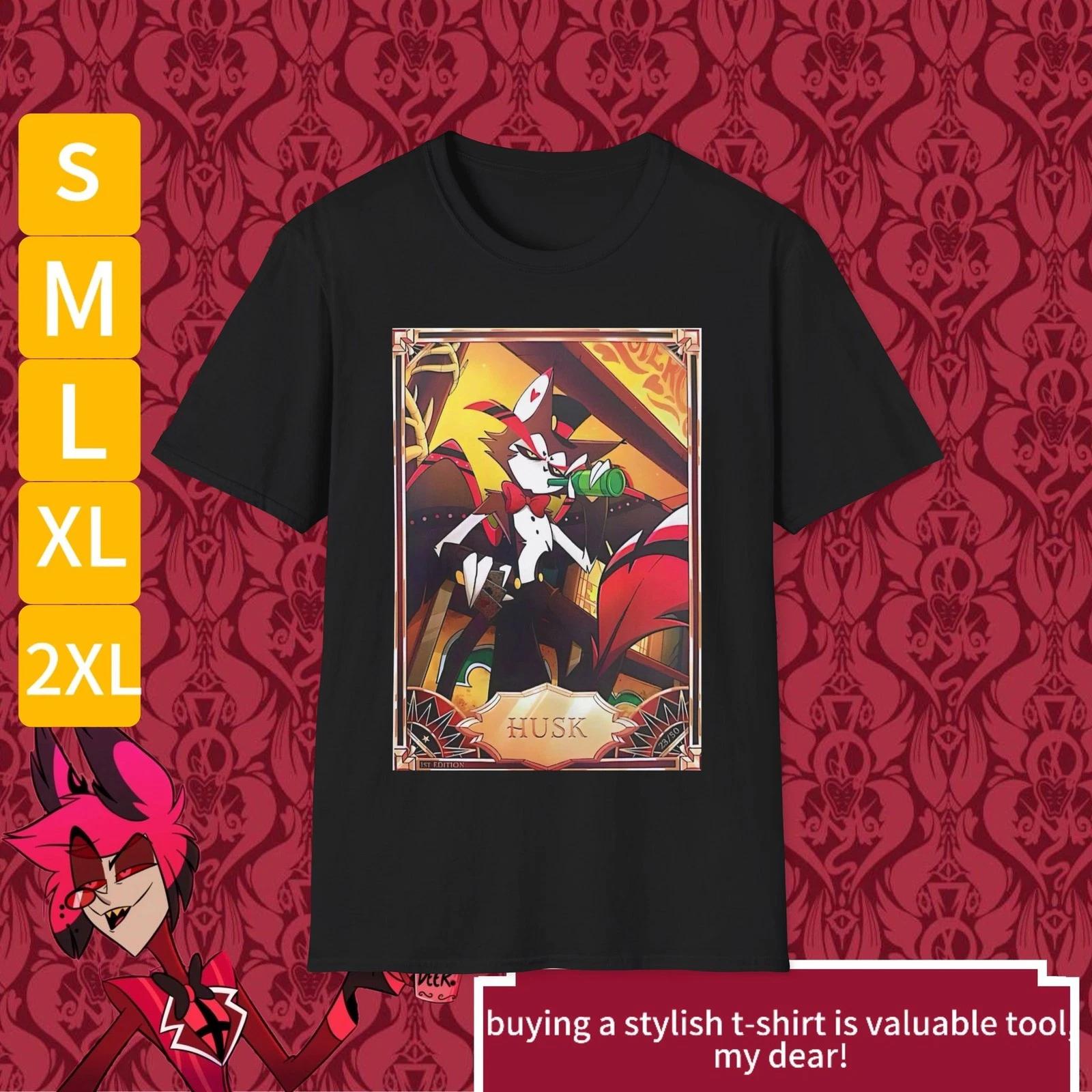 Hazbin Hotel Husk Loser Baby Angel Dust Unisex Softstyle T-Shirt 3XL
