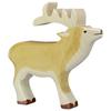 Figurine En Bois Peinte À La Main HOLZTIGER - CERF - Pour Enfant À Partir De 3 Ans