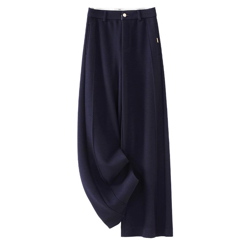 

Женский красный костюм Ancola с драпировкой и широкими брюками - Осень/Зима 2024, спортивные брюки из шерстяной смеси 3XL