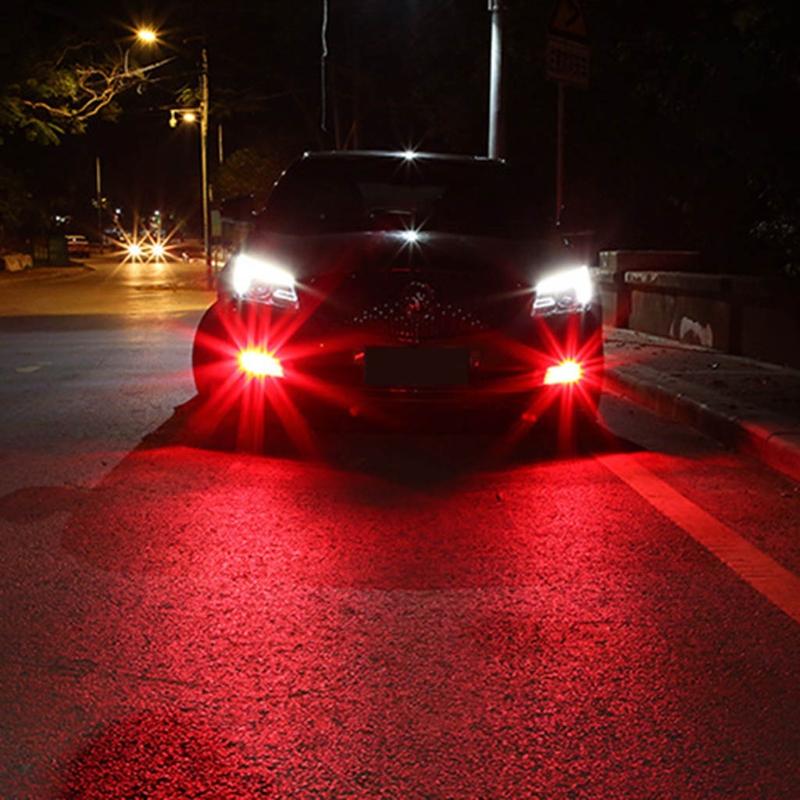 Car Lights Driving Headlight H3 H7 H8 H11 9005 9006 Auto Anti Fog Light LED Bulb Dustproof Waterproof Dual Color Lamp