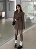 Elegant Reversible Cashmere Coat Women's Autumn Winter Short 2024 New Loose Jackets Korean Chic Woolen Blazer Clothes Streetwear