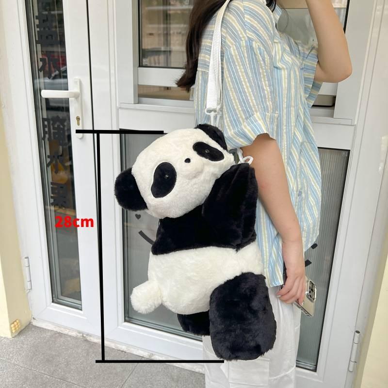 Panda Plush Adorable School Bag Versatile Carry Material Children Teens Bags
